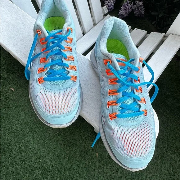 Nike Fitsole 2 Light blue with orange details - Picture 3 of 10